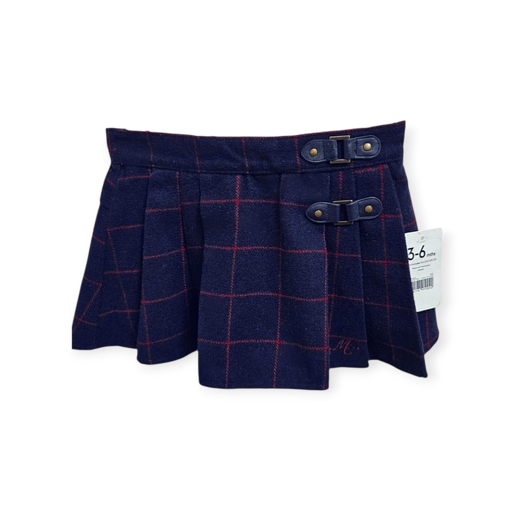 3 FOR $30! NWT Mothercare Baby Girl Plaid Fully-Lined Skirt/Kilt 3-6 Months